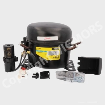 230V compressor Danfoss TLS4FT 102G4424 made by Secop refrigeration R134a - Image 1 of 2