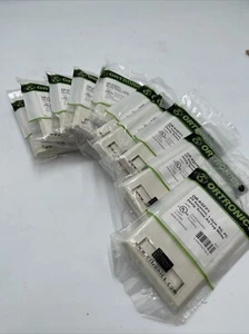 10 Ortronics FP Single Hole Fog White Keystone SG PC OR-KSFP1 Wall Plates - Picture 1 of 3