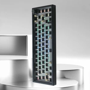 Aluminum Alloy DIY Mechanical Keyboard Hot Swappable 2.4Ghz/BT 5.0/USB-C 66 Keys - Picture 1 of 10