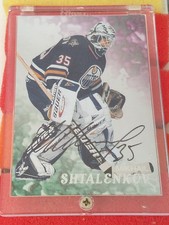 1998-99 MIKHAIL SHTALENKOV ITG BE A PLAYER AUTO #204 OILERS