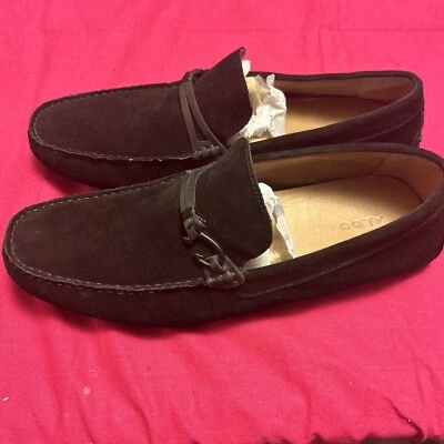 ALDO Roxbury Mocasines de Conducción Gancho de Pesca Zapatos Mocasín Negro Hombres Zapatos Talla 13 Foto 1 de 4