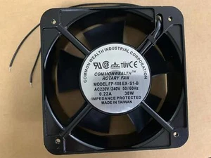 Commonwealth FP-108-EX-S1-B Rotary Cooling Fan, 220 / 240VAC 50 / 60Hz 38W - Picture 1 of 6