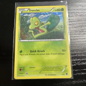 Treecko McDonalds 2017 Promo Holo Foil 1/12 Black Star Happy Meal Pokemon Card - Picture 1 of 2