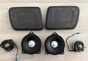 BMW F32 F82 M4 HARMAN KARDON REAR SHELF SPEAKERS TWEETERS COVERS SET - Picture 1 of 2