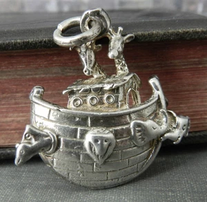 Colgante del Arca de Noé de plata esterlina 925 de México - Imagen 1 de 5