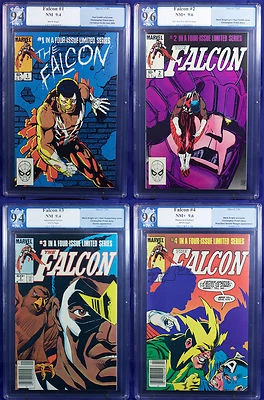 FALCON #1-4 (1983) Complete Limited series PGX 9.4-9.6 - HTF Bronze set!!! - Image 1 of 4
