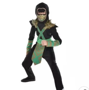 Dragon Ninja Warrior Black Suit Yourself XL Dress Up Halloween Child Costume - Picture 1 of 3