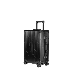 Koffer Handgepäck Aluminium Schwarz GUNDEL Cabin Trolley 55x40x20 - Bild 1 von 12
