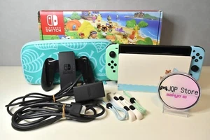 Nintendo Switch Animal Crossing Horizons Edition Console con SCATOLA Giappone USATA #618 - Foto 1 di 24