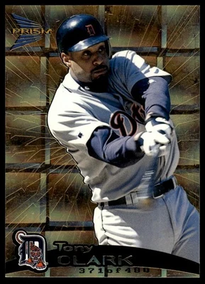 Pacific Prism #55 Tony Clark 1999 oro holográfico #/480 Foto 1 de 2