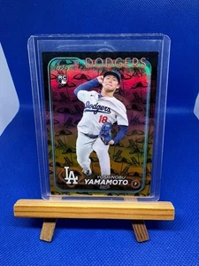 Yoshinobu Yamamoto 2024 Topps Series 2 Beach Variation 50/50 - Picture 1 of 2