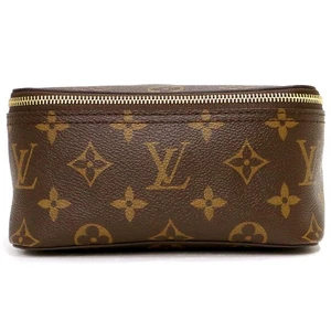 LOUIS VUITTON Cube de Langemon PM Pouch Monogram & VVN Leather, Brown M43688 - Picture 1 of 10