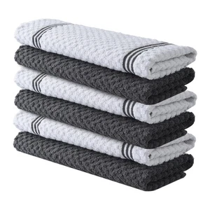 100% Baumwolle Küchentücher - 15x25 Zoll Ultraweiches Geschirrtuch, Super Saugfähig... - Bild 1 von 9
