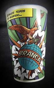 Fernet Branca Argentina Limited Edition Reusable Pvc Glass Cup Pop Art Design Ad - Picture 1 of 9