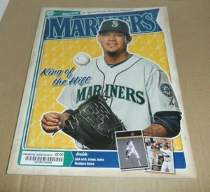 2014 MARINERS MAGAZINE SEATTLE BASEBALL MLB AUGUST KING FELIX HERNANDEZ - Picture 1 of 11