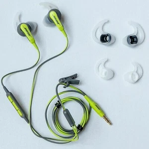 99% NUEVO Auriculares Intrauditivos Bose SoundSport con Cable Conector de 3.5mm Verde para Android IOS - Imagen 1 de 8
