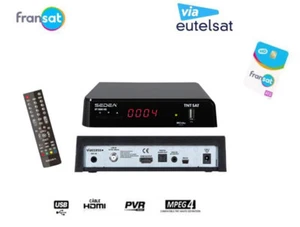 SEDEA RÉCEPTEUR SATELLITE FRANSAT – SF 5300 HD (EUTELSAT 5° OUEST) (AVEC CARTE) - Imagen 1 de 4