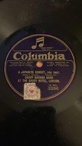 Rare 78rpm record, V, SAVOY HAVANA BAND : A Japanese Sunset , Columbia 3296 - Picture 1 of 2