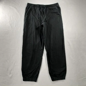 Pantaloni da jogging No Boundaries neri con coulisse pull on uomo taglia media - Foto 1 di 6