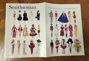 Vintage Barbie Doll Front Cover Foldout Spans 30 yrs. Smithsonian December 1989 