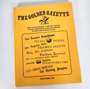 The Golden Gazette Newspaper Articles from 1848-1857 California Gold Rush News - Bild 1 von 10