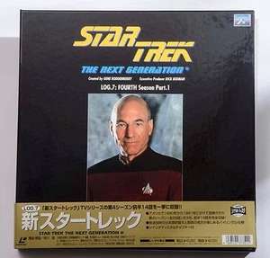 00 STAR TREK The Next Generation Log 7 Fourth Season Pt.1 Laserdisc Box Set JP - Picture 1 of 4