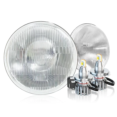 Faros LED redondos de 7" pulgadas Fit Ford Mustang Fastback 1965 1966 1967 1968-1978 Foto 1 de 4