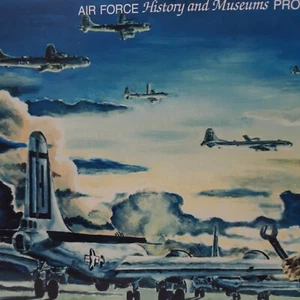 Postcard US Air Force B-29 Bomber History & Museums Korean War Painting Baisley - Picture 1 of 5