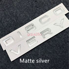 Matt Silver Front Letters Trunk Badge Emblem Sticker for LAND ROVER DISCOVERY