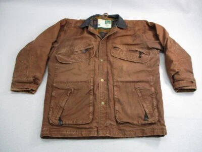 Chaqueta Wear Guard para Hombres Talla L Cremallera Completa Abrigo de Invierno Manta Forrada Cuello de Cuero Foto 1 de 4