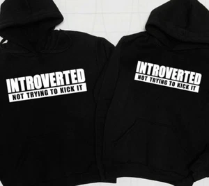 Sudadera con capucha BWA INTROVERTIDA KEVIN GATES S-2XL - Imagen 1 de 3