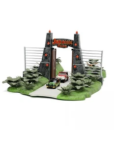 JURASSIC PARK 30TH ANNIVERSARY DIORAMA NANO SCENE ENTRDADA PARQUE JURASICO - Imagen 1 de 8