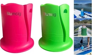 Kajak Paddleboard Getränkehalter grün/rosa - Bild 1 von 6