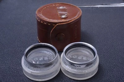 ✅ KODAK CLOSE-UP N1/32 & N2/32 29.5MM FILTER GENUINE LENS OR CAMERA W/ CASE 33-4 - Image 1 of 2