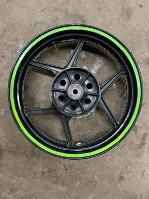 Llanta trasera recta 08-12 Kawasaki Ninja 250 250r Ex250 09 10 11 BONITA Foto 1 de 4