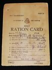 East Pakistan 1970 Dacca Used Ration Card Government Of East Pakistan 