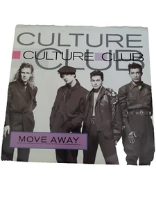 CULTURE CLUB ~ Move Away ~  Sexuality 45rpm 1986 BOY GEORGE JUKEBOX 1980'S - Picture 1 of 4
