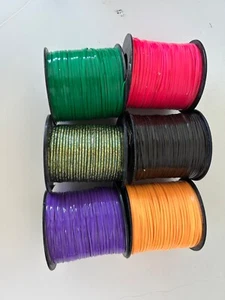 Rexlace Plastic Lacing 100yd spools You Choose color NEON colors - Picture 1 of 16