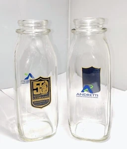 2 Indianapolis 500 Mario Andretti Milchflaschen 16oz Celebrating 1969 Champion  - Bild 1 von 13