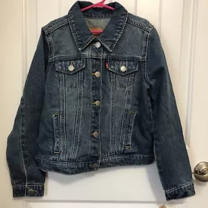 Levi Denim Trucker Jacket Size Medium - Picture 1 of 7