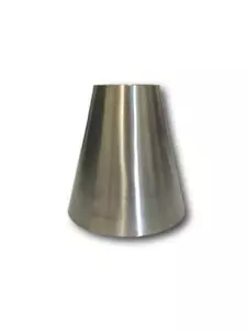 2" x 1 1/4" Exhaust Tube Merge Taper Cone Stainless Steel 316 - Picture 1 of 5
