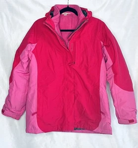 Lands’ End 2 Tone Heavy Winter Coat Layered With Detachable Fleece. Sz Girl SM - Picture 1 of 7