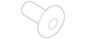 Genuine Volkswagen Armrest Base Mount Bolt N-107-511-01 - Picture 1 of 2