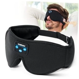 Sleep Headphones, 3D Sleep Mask with Bluetooth Headphones, Adjustable - Picture 1 of 2