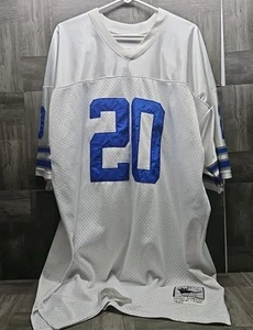 Barry Sanders 1994 Mitchell & Ness Throwback Jersey White Size 60 Made In USA - Picture 1 of 13