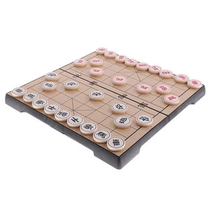Portable Xiangqi Chinese Chess Set Magnetic Foldable Board - Picture 1 of 7