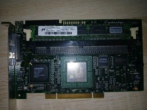 Adaptec 2100S SCSI RAID Controller Adapter PCI 32-bit W/32MB Cache - Picture 1 of 7