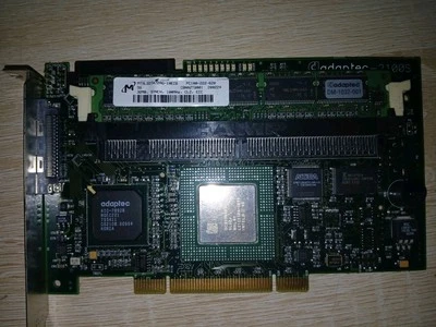 Adaptec 2100S SCSI RAID Controller Adapter  PCI 32-bit W/32MB Cache - Image 1 of 4