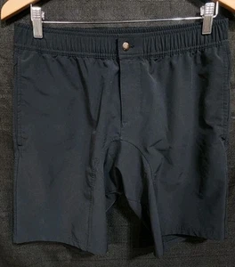R.O.W. Right Of Way Gr. Md Herren Schwarz Chino Shorts Aktiv Gym Outdoor Wandern - Bild 1 von 10