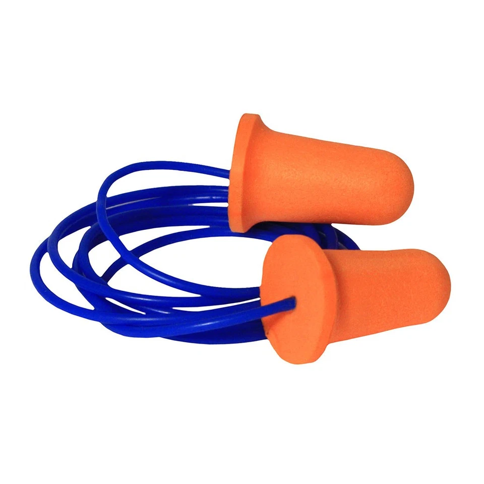 Radians FP81 Earplugs Deviator 33 Disposable Corded Foam Bell Shaped NRR